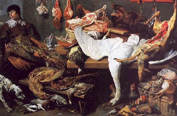 Frans Snyders A Game Stall oil painting image